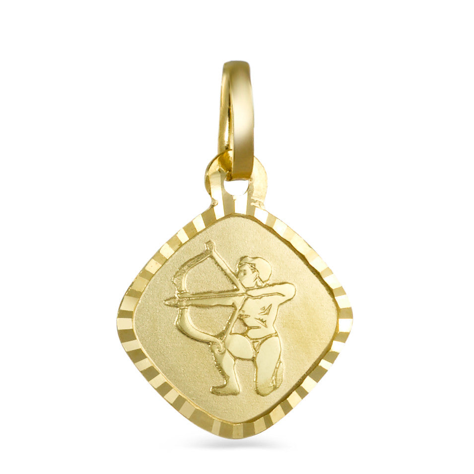 Pendant 18k Yellow Gold Zodiac Sign Sagittarius