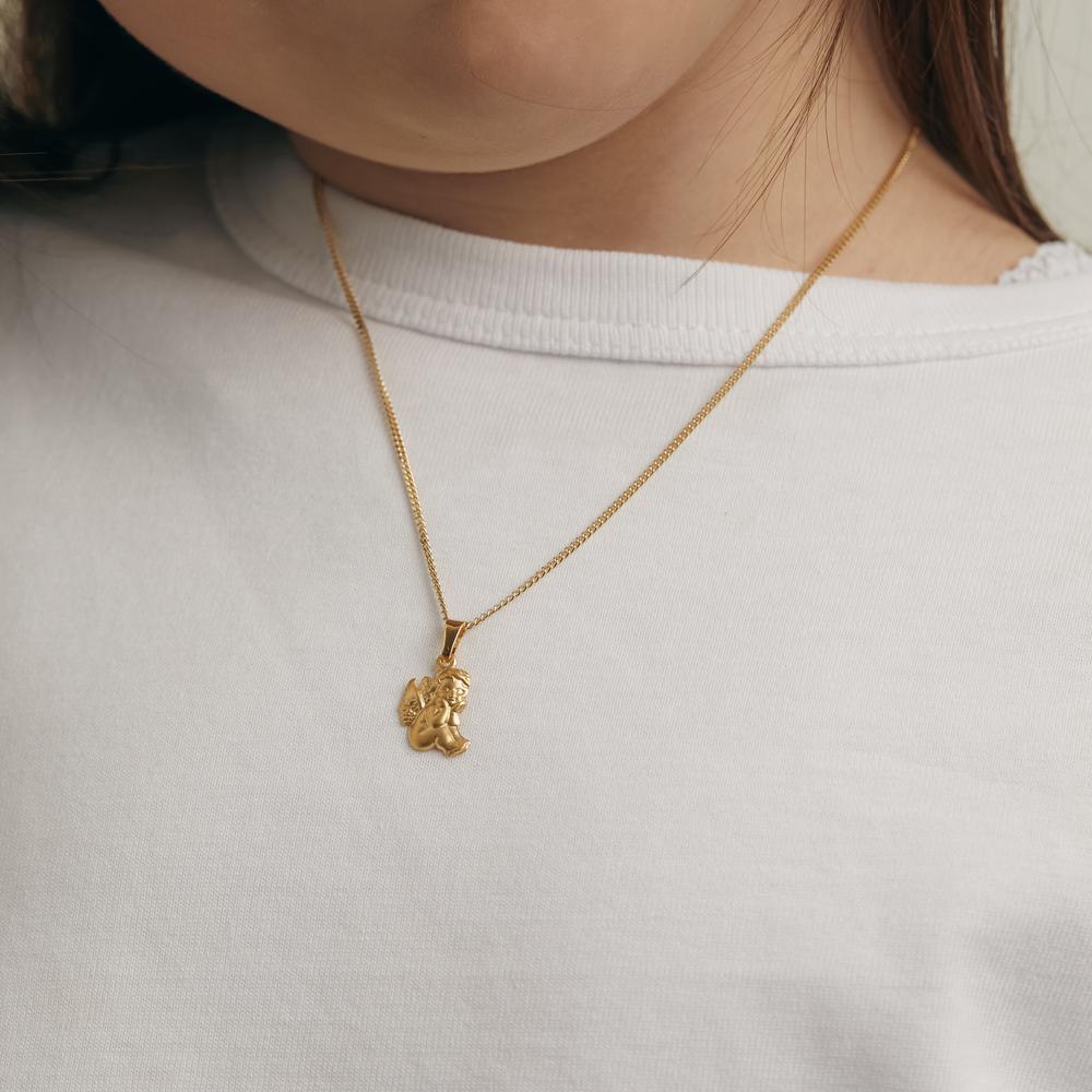 Curb-Necklace 18k Yellow Gold 36 cm