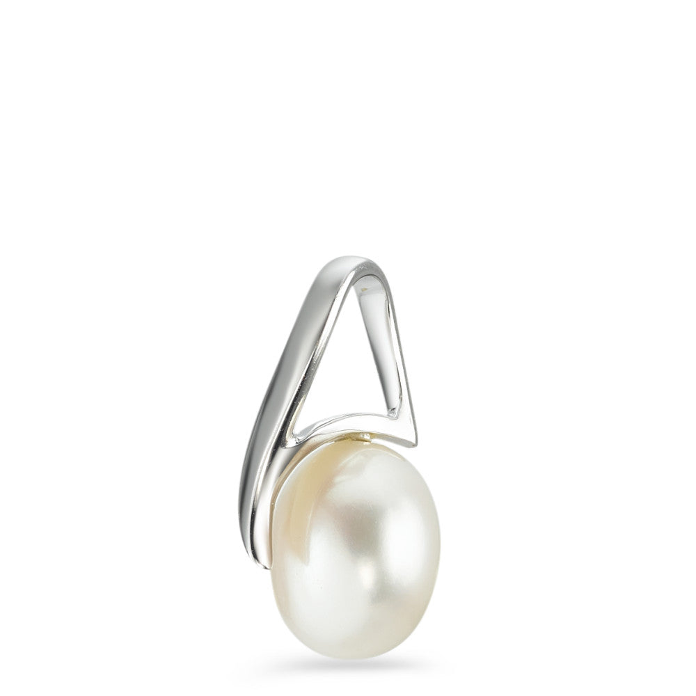 Pendant 18k White Gold Freshwater pearl