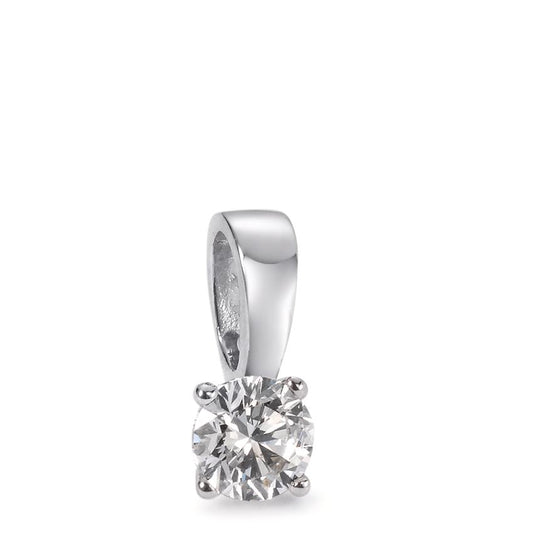 Pendant 18k White Gold Diamond White, 0.05 ct, brilliant, w-si