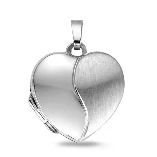 Locket Silver Rhodium plated Heart