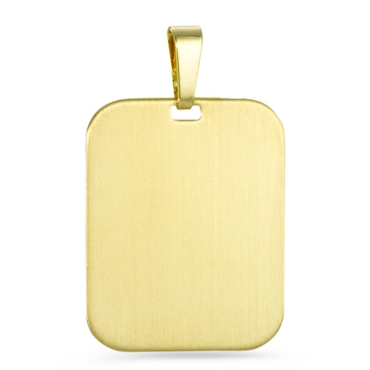 Engravable pendant 9k Yellow Gold