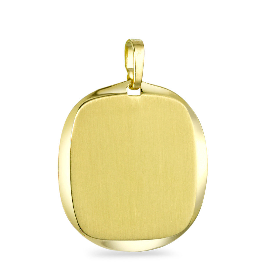 Engravable pendant 9k Yellow Gold