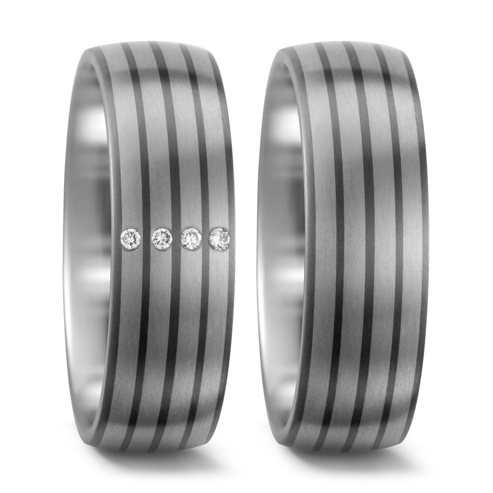 Ring Titanium, Palladium 950