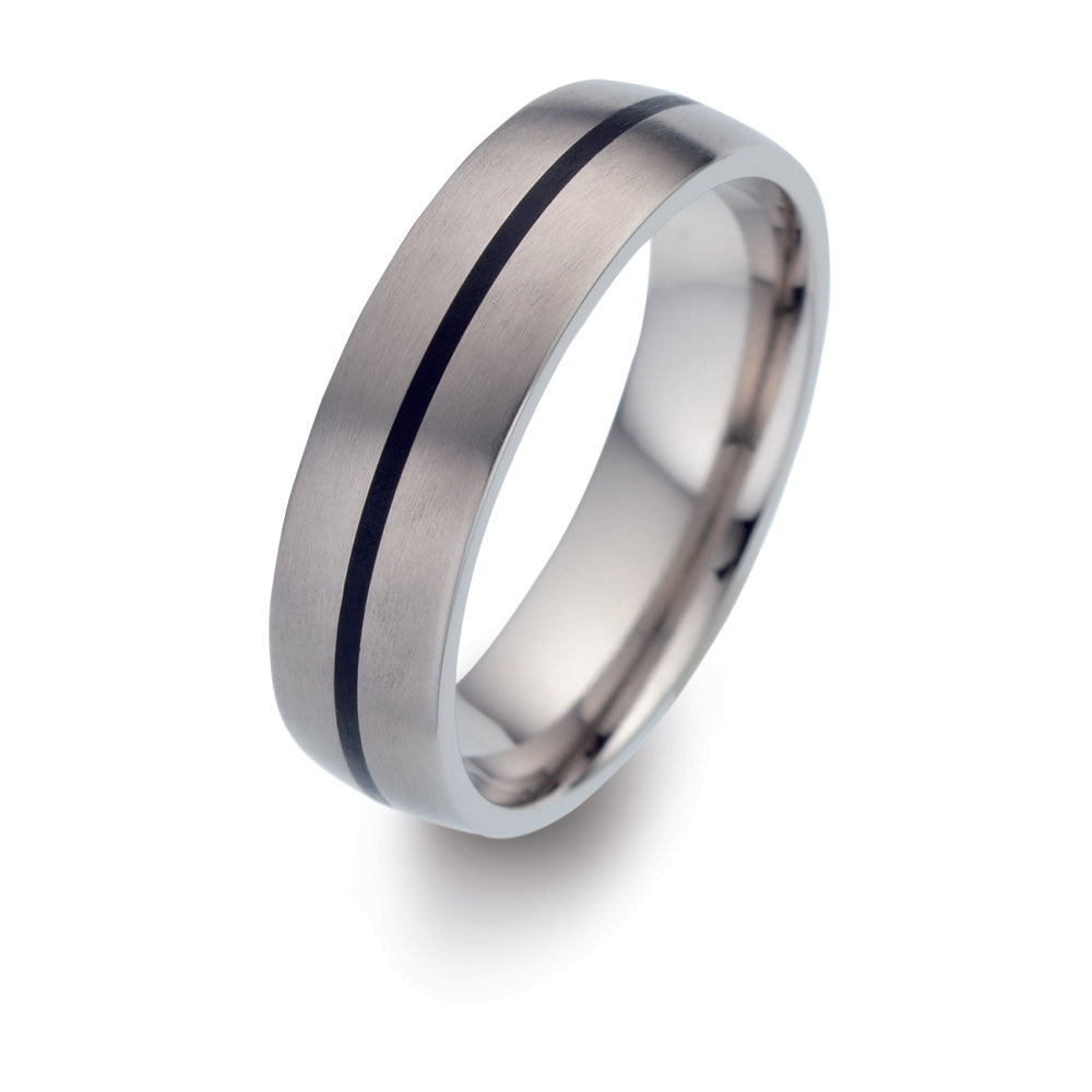 Wedding Ring Titanium, Ceramic