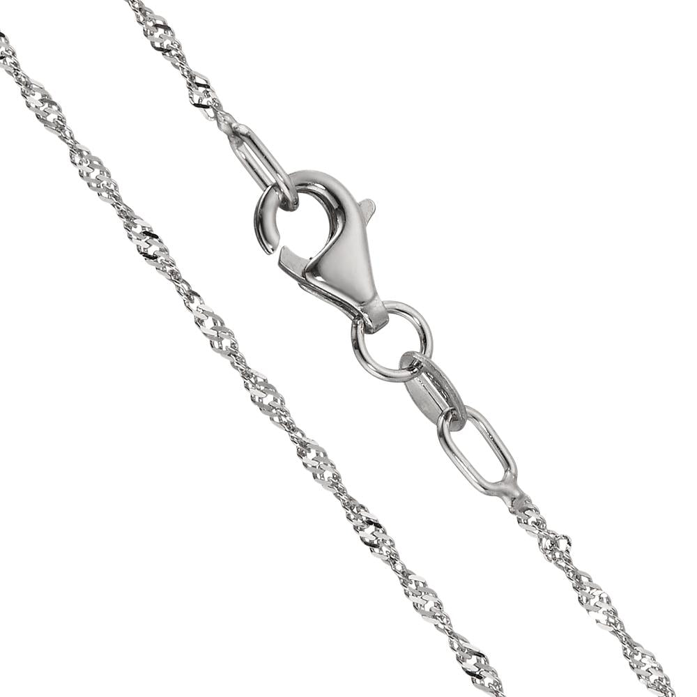 Necklace 9k White Gold 38 cm