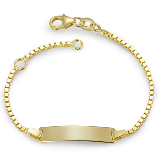 Engravable bracelet 9k Yellow Gold 14-16 cm Ø1.4 mm