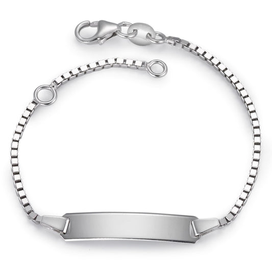 Engravable bracelet 9k White Gold 14-16 cm Ø1.4 mm