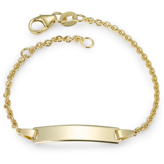 Engravable bracelet 9k Yellow Gold 16-18 cm Ø1.3 mm