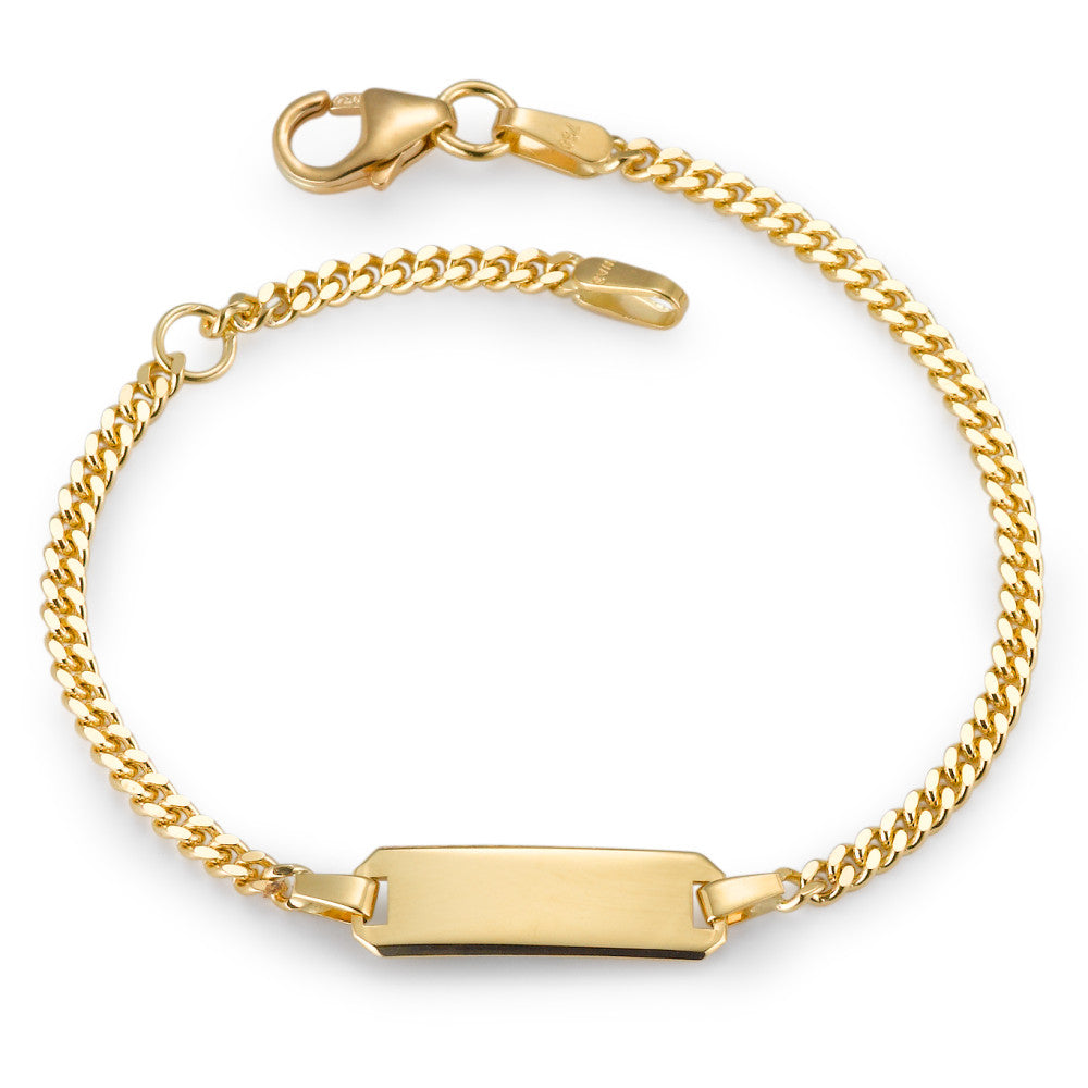 Engravable bracelet 18k Yellow Gold 12-14 cm