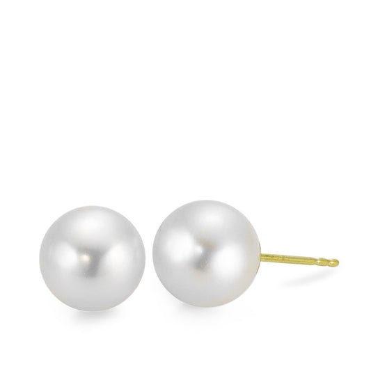 Stud earrings 18k Yellow Gold Freshwater pearl