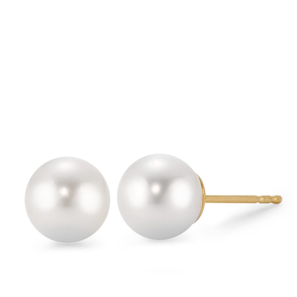 Stud earrings 18k Yellow Gold Freshwater pearl