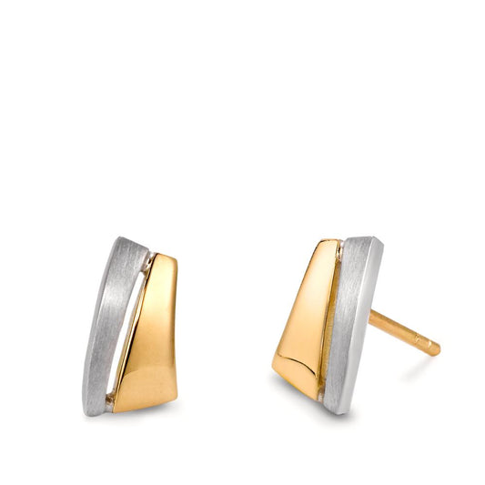 Stud earrings 18k Yellow Gold, 18k White Gold