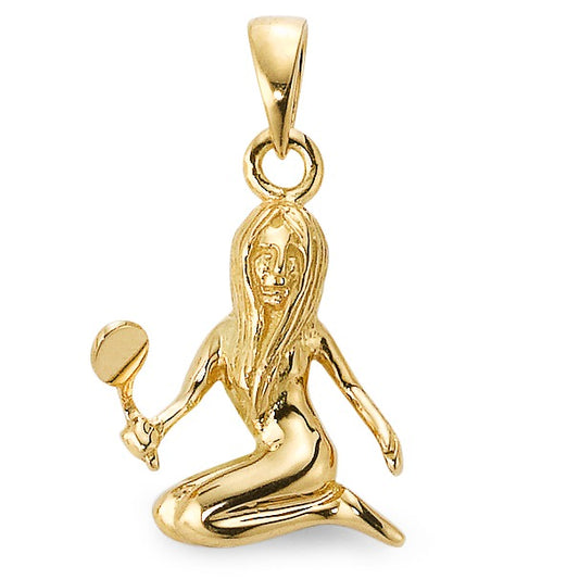 Pendant 18k Yellow Gold Zodiac Sign Virgo