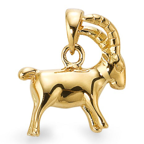 Pendant 18k Yellow Gold Zodiac Sign Capricorn