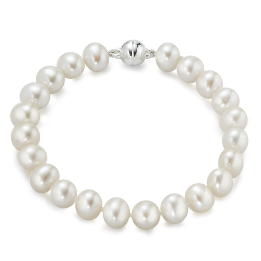 Bracelet Silver Freshwater pearl 19.5 cm