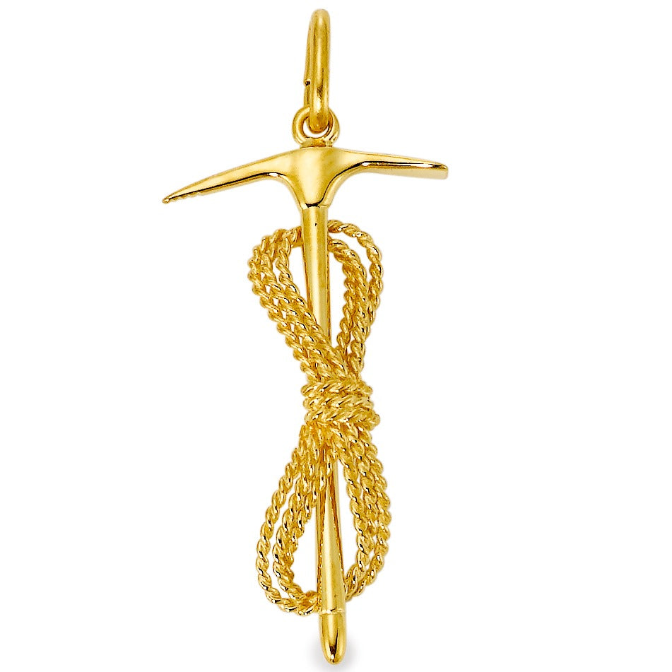 Pendant 18k Yellow Gold Ice Pick