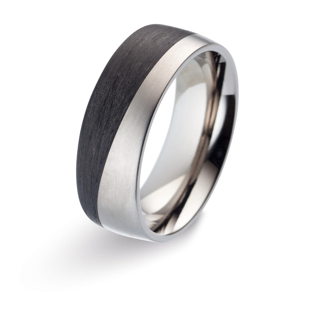 Wedding Ring Titanium, Carbon