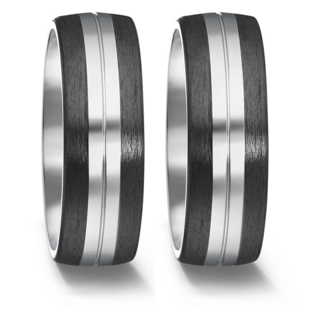 Wedding Ring Titanium, Carbon