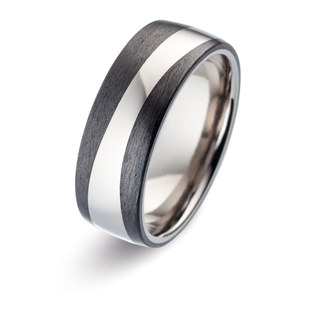 Wedding Ring Titanium, Carbon