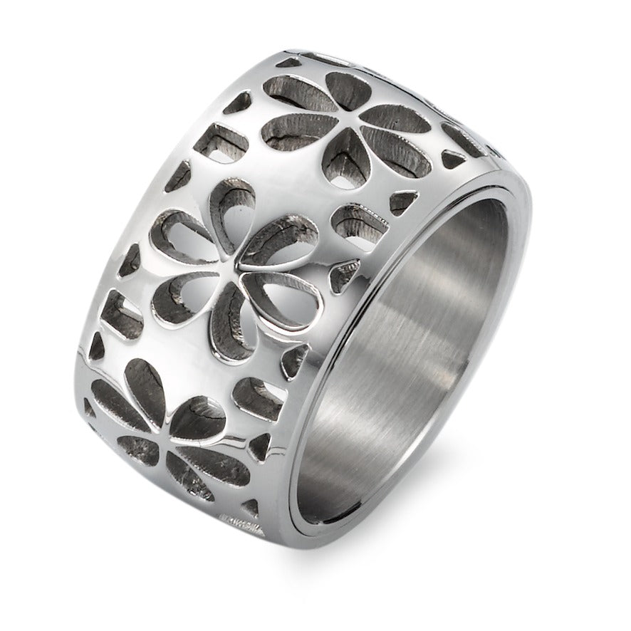 Ring Stainless steel Flower