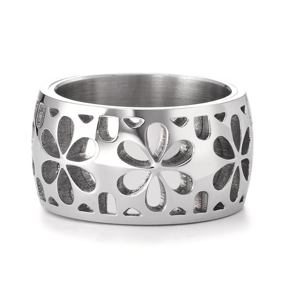 Ring Stainless steel Flower