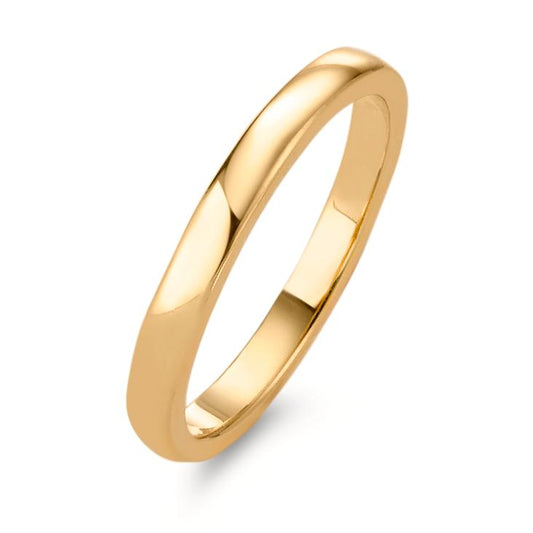 Stacking ring Silver Yellow Gold plated