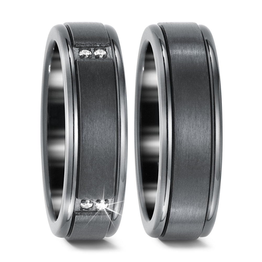 Wedding Ring Zirconium