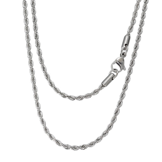 Necklace Stainless steel 45 cm Ø3 mm