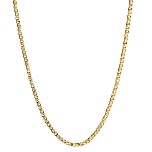 Necklace Stainless steel Gold plated 42 cm