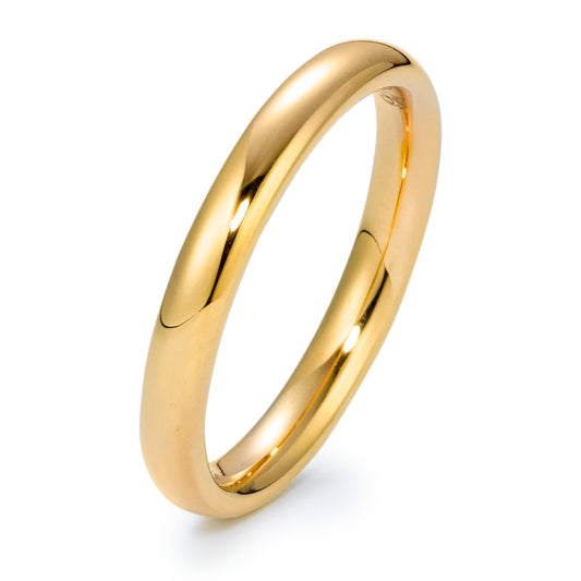 Stacking ring Stainless steel Yellow IP coated