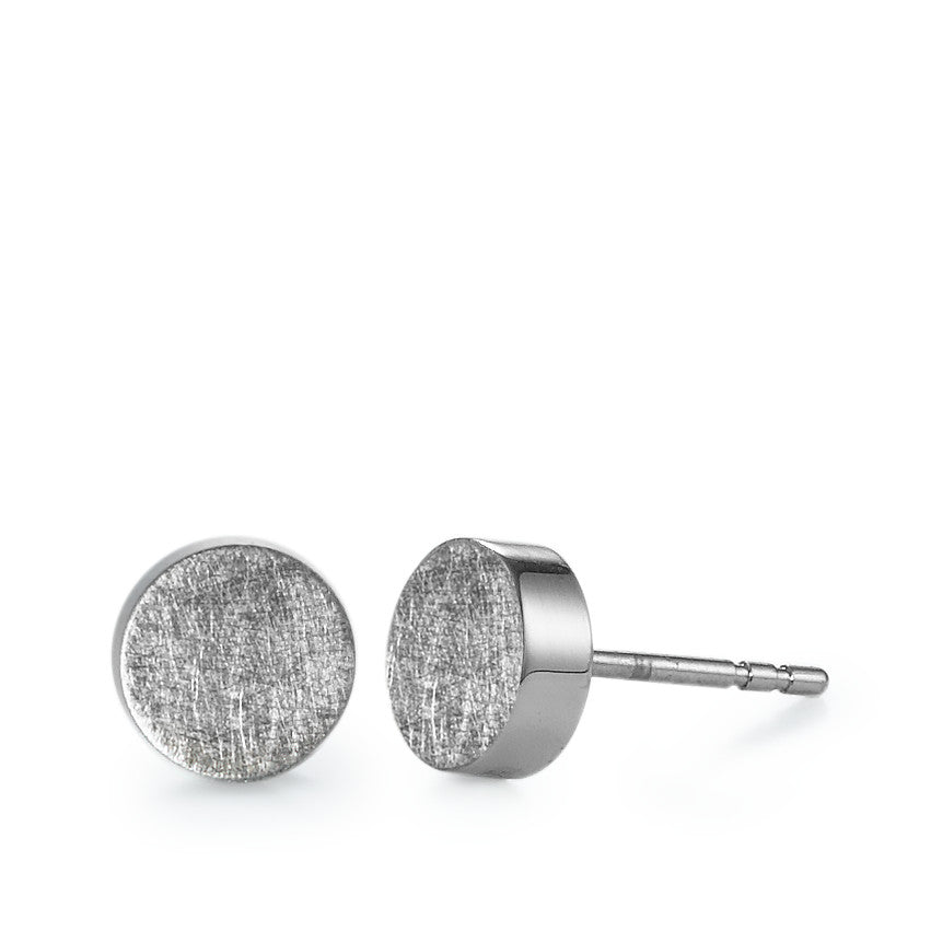 Stud earrings Stainless steel Ø7 mm