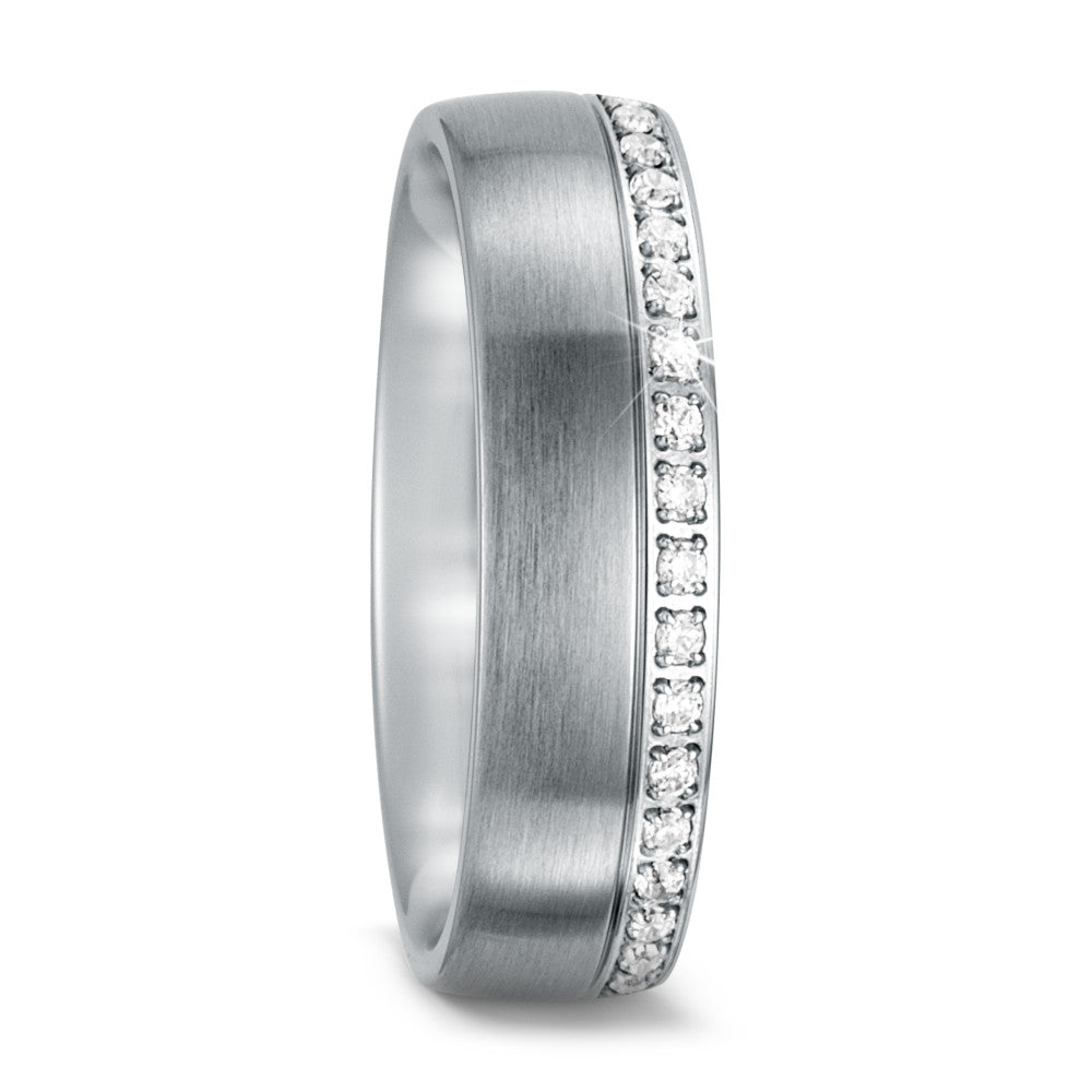 Wedding Ring Stainless steel Zirconia