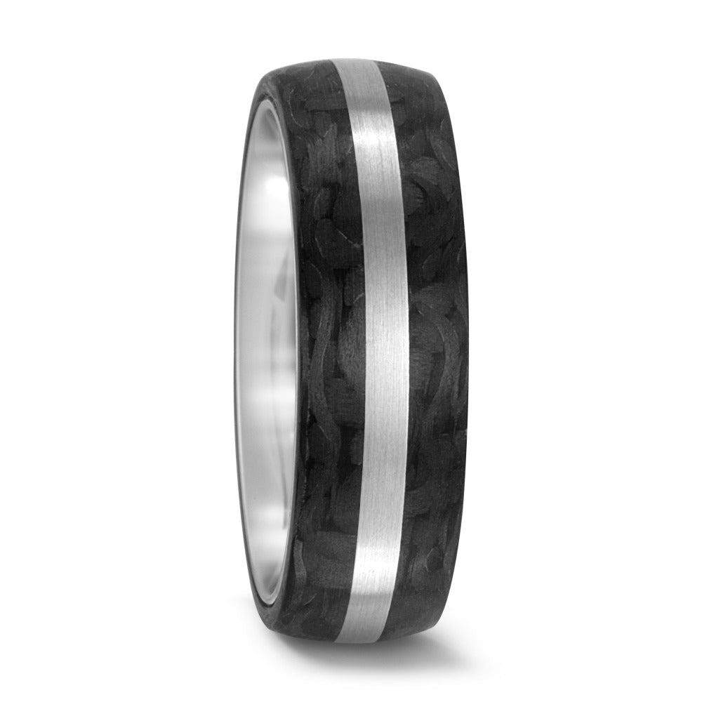 Wedding Ring Palladium 950, Carbon