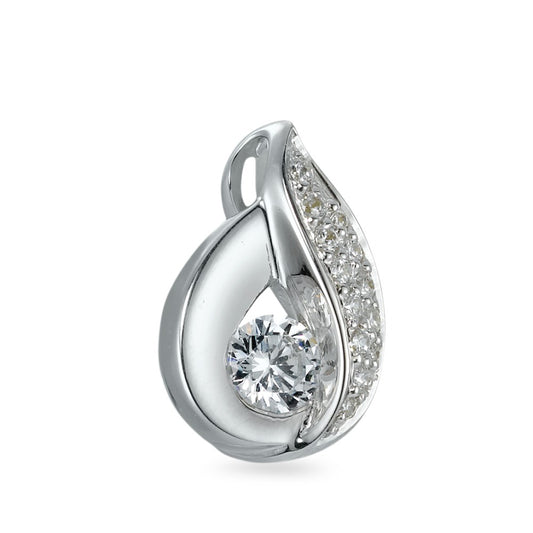 Pendant Silver Zirconia 14 Stones Rhodium plated