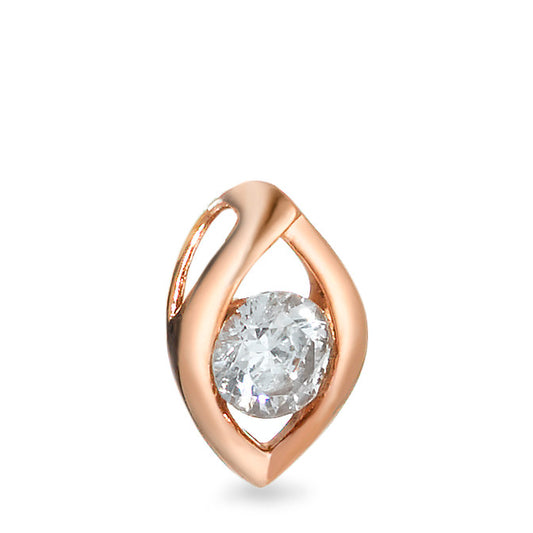 Pendant 9k Rose Gold Zirconia