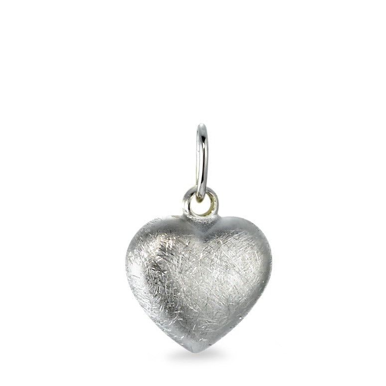 Pendant 9k White Gold Heart