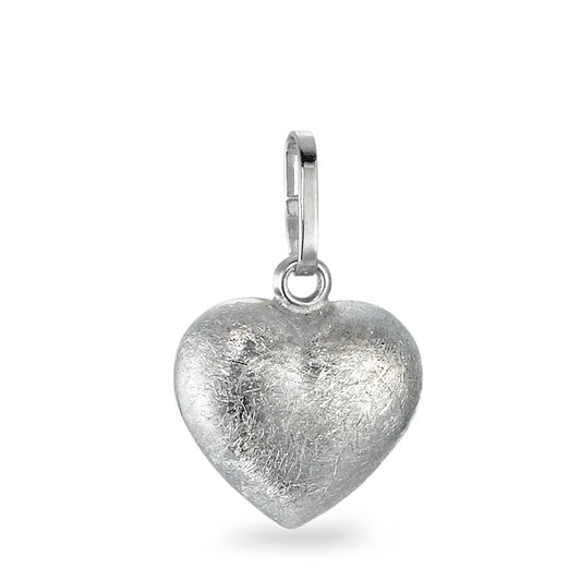 Pendant 9k White Gold Heart