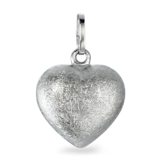 Pendant 9k White Gold Heart