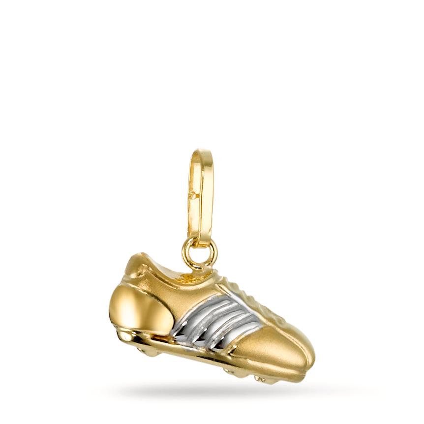 Pendant 9k Yellow Gold, 9k White Gold Football