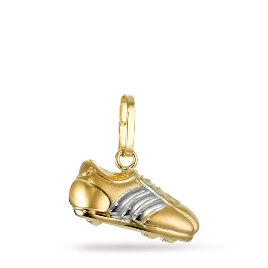 Pendant 9k Yellow Gold, 9k White Gold Football