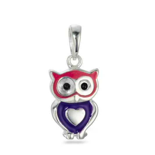 Pendant Silver Lacquered Owl