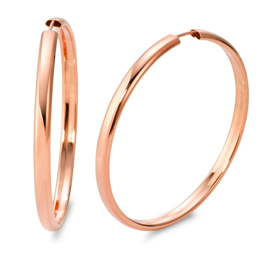 Hoop earrings Silver Rose Gold plated