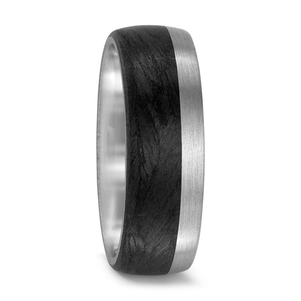 Wedding Ring Palladium 950, Carbon