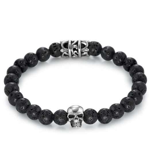 Bracelet Stainless steel Lava Skull 21 cm