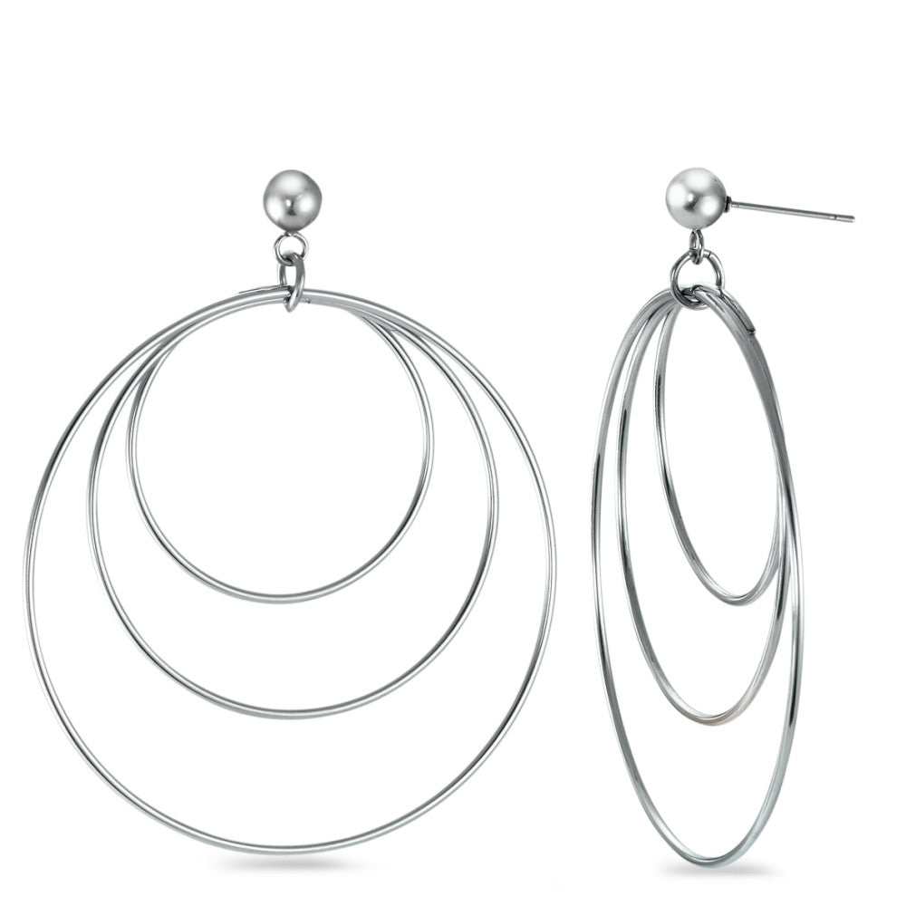 Drop Earrings Stainless steel Ø45 mm