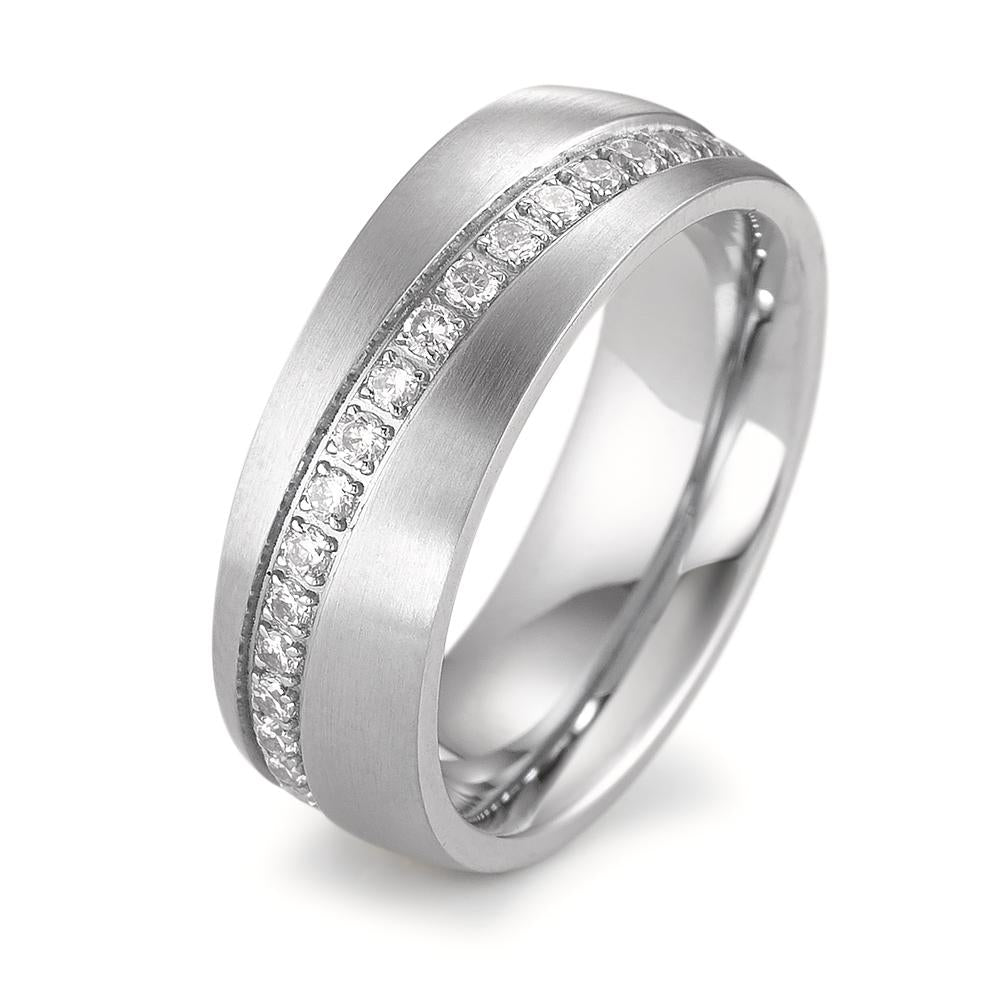 Wedding Ring Stainless steel Zirconia