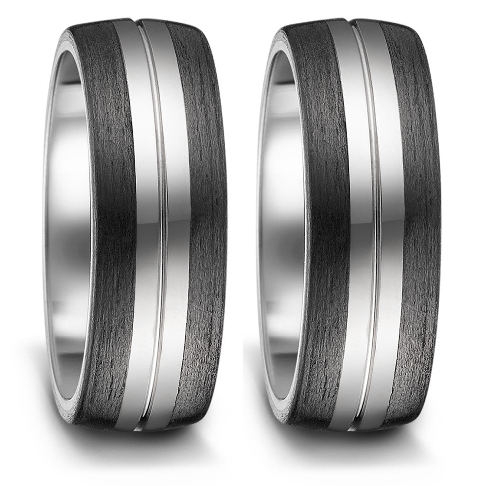 Wedding Ring Titanium, Carbon