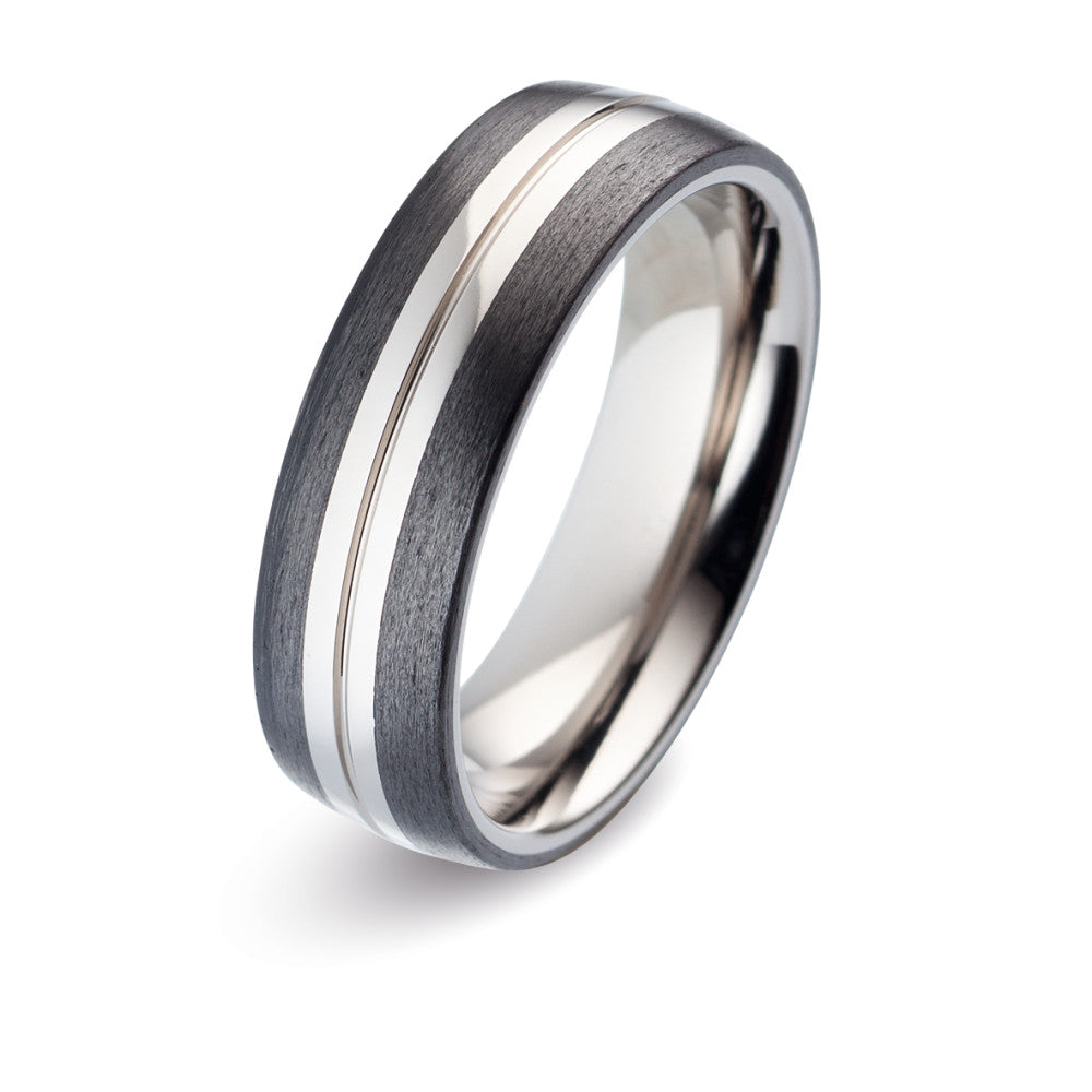 Wedding Ring Titanium, Carbon