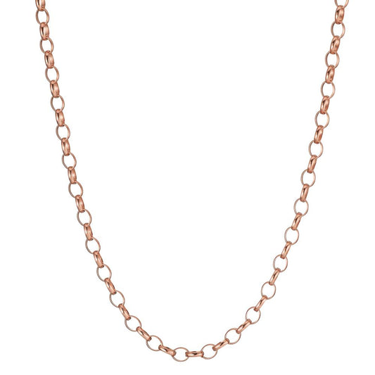 Necklace Silver Rose Gold plated 80 cm